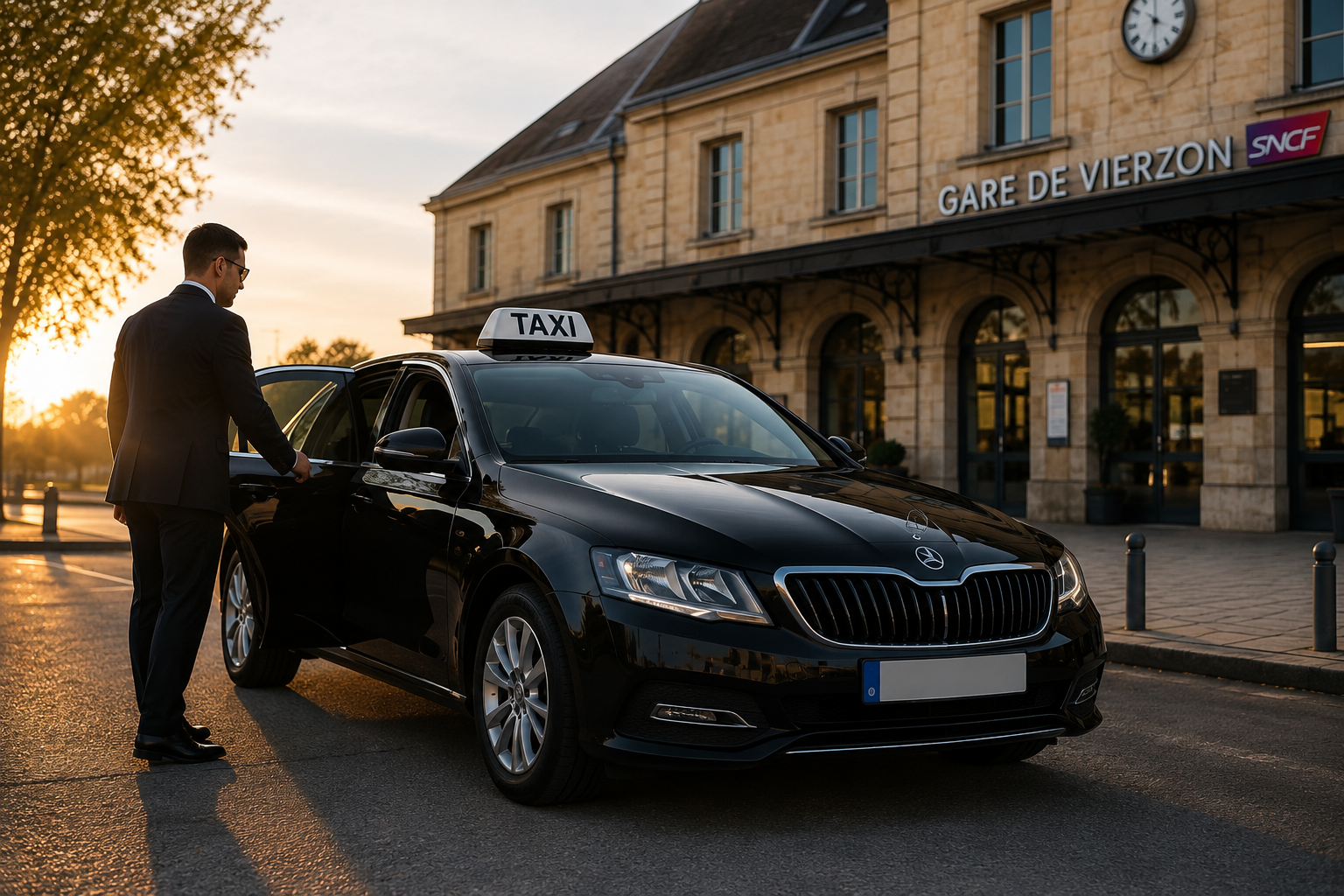 Taxi pour la gare de Vierzon au départ de Méreau